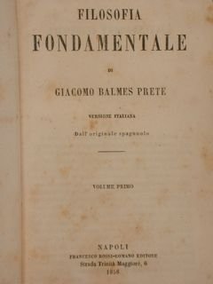 FILOSOFIA FONDAMENTALE.