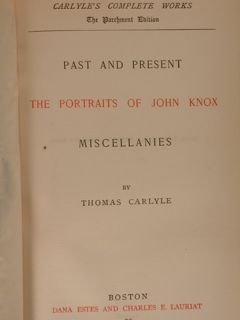 CARLYLE'S COMPLETE WORKS.