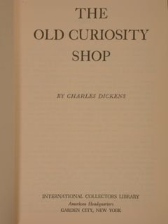 THE OLD CURIOSITY SHOP.