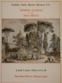 DESSINS ANCIENS et du XIX SIECLE. Sotheby, Montercarlo Lundi 5 …