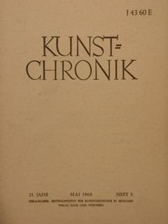 KUNSTCHRONIK. Mai 1968 - Heft 5.