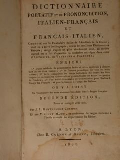 Dizionario-Dictiuonnaire italiano-francese / francese italiano.