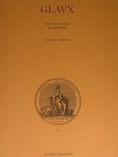 Glavx. Rivista annuale di filosofia. Anno III- numero 3.