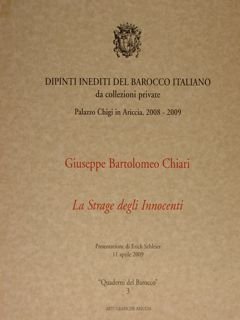 Dipinti del barocco italiano da collezione private. Giuseppe Bartolomeo Chiari. …