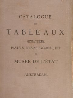 Catalogue des Tableaux, miniatures, pastels, dessins encadres, etc. Musée de …