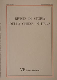 Rivista di storia della Chiesa in Italia. Gennaio - Giugno …