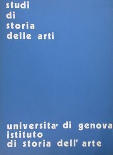 Studi di storia delle arti. Anno 1977. Università di Genova, …