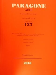 PARAGONE ARTE Anno LXIX - Terza serie - Numero 137 …
