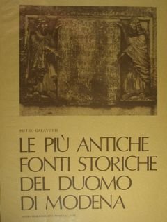 Le più antiche fonti storiche del Duomo di Modena.