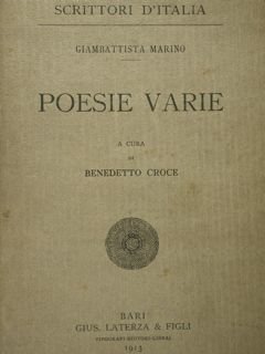 Poesie varie. Scrittori d'Italia
