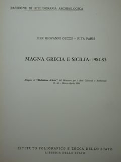 Magna Grecia e Sicilia: 1984-85.