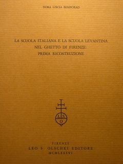 La scuola italiana e la scuola levantina nel ghetto di …