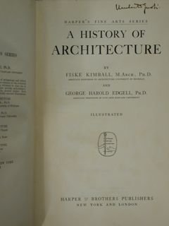 A History of Architecture.