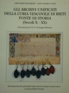 Gli Archivi unificati della curia vescovile di Rieti. Fonte di …