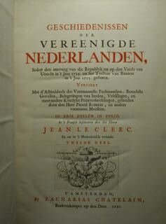 Geschiedenissen der Vereenigde Nederlanden, sedert den aanvang van die republyk …
