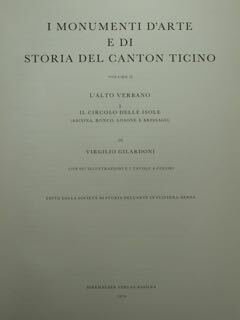 I Monumenti d'arte e di storia della Svizzera. Il cantone …