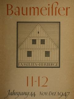 BAUMEISTER, 44. JAHRGANG - HEFT 11/12 - NOVEMBER/DEZEMBER 1947 | Immagine principale