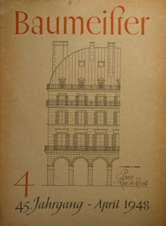 BAUMEISTER, 45. JAHRGANG - HEFT 4 - APRIL 1948 | Immagine principale