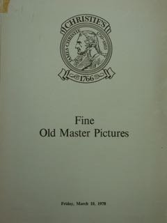 Fine Old Master Paintings. London, March 10, 1978. | Immagine principale