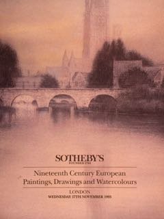 Nineteenth Century European Paintings, Drawings and Watercolours. Wednesday 17th November … | Immagine principale