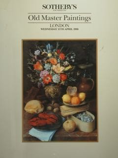 Old Master Paintings. London, Wednesday 11th April 1990. | Immagine principale