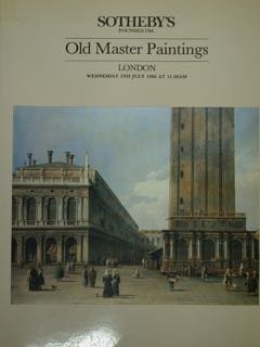 Old Master Paintings. London, Wednesday 2 July 1986. | Immagine principale