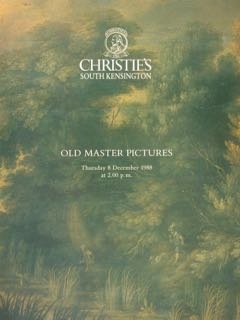 Old Master Pictures. South Kensington, Thursday 8 December 1988. | Immagine principale