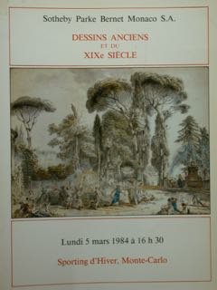 TABLEAUX ANCIENS. Sporting d'Hiver, Monte-Carlo, Lundi 5 mars 1984. | Immagine principale