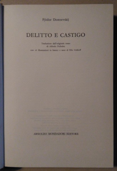 Delitto e castigo.