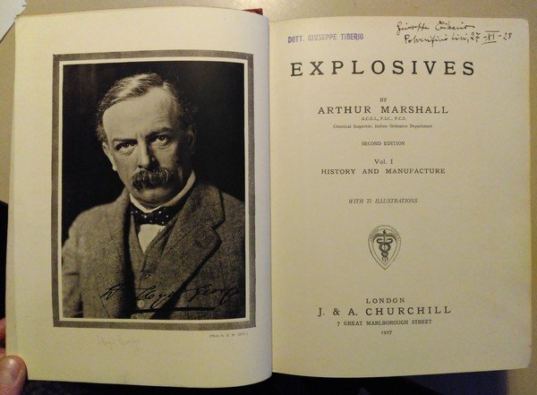 Explosives. Their history, manifature, properties and tests. Second edition.