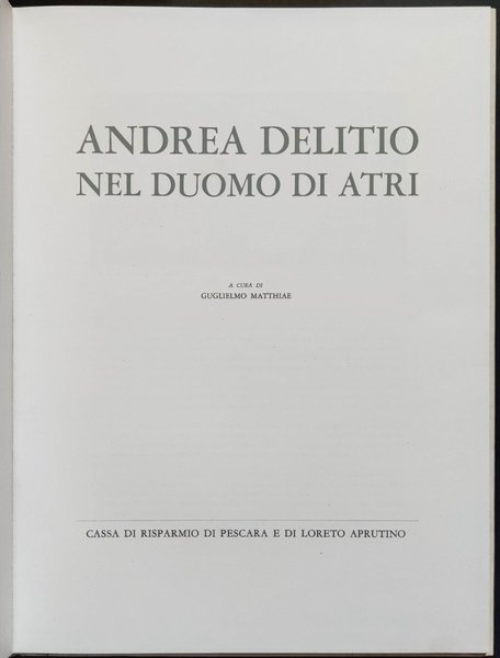 Andrea Delitio nel Duomo di Atri.