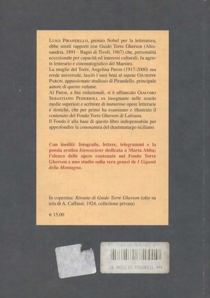 Un amico di Pirandello. Il periodo parigino del Premio Nobel.