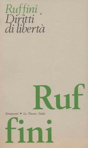 Diritti di libertà. Con introduzione e note di Piero Calamandrei.