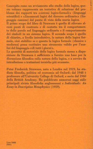 Introduzione alla teoria logica. | Immagine Gallery 2