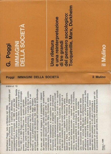 Immagini della società. Saggi sulle teorie sociologiche di Tocqueville, Marx …