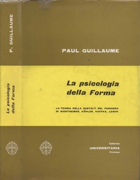 La psicologia della forma.