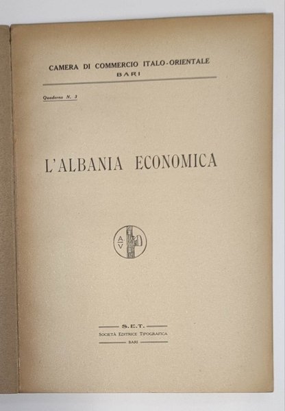 L'Albania economica.