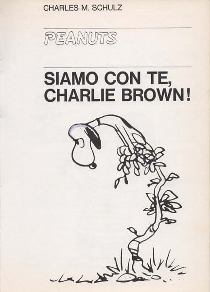 Peanuts. Siamo con te, Charlie Brown.