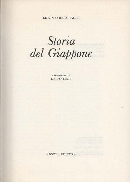 Storia del Giappone.