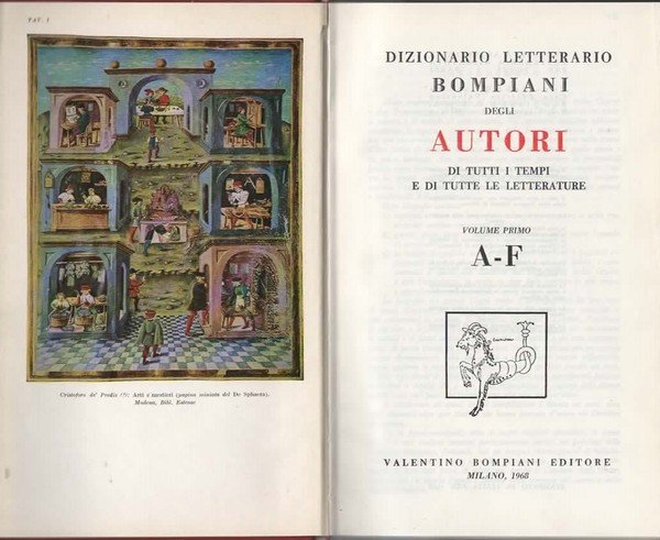Dizionario letterario Bompiani degli Autori di tutti i tempi e …