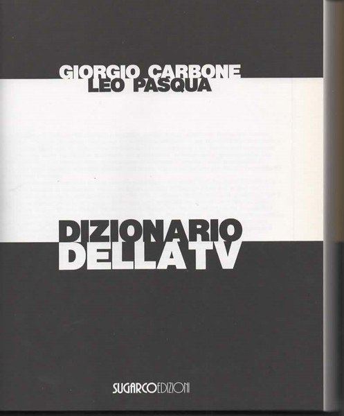 Dizionario della tv.