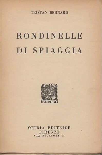 Rondinelle di spiaggia.