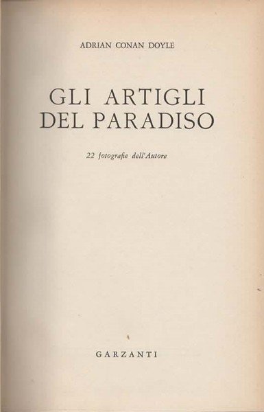 Gli artigli del paradiso.