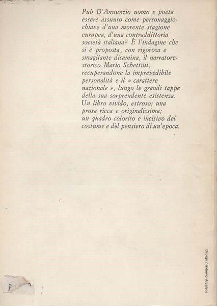 D'Annunzio. Un racconto italiano.