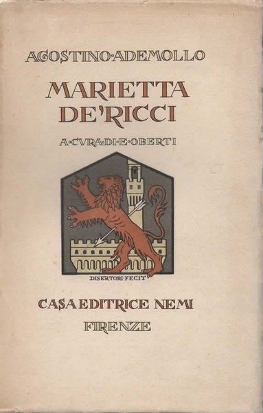 Marietta de' Ricci. Ridotta e adattata da Eugenio Oberti.