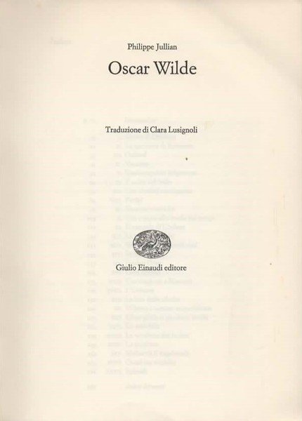 Oscar Wilde.