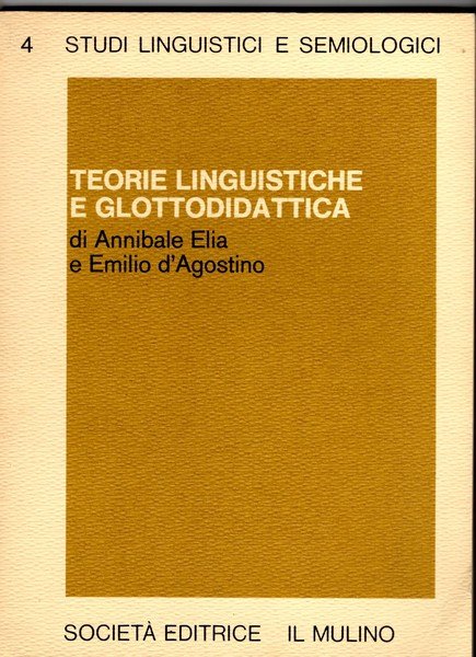 Teorie linguistiche e glottodidattica.