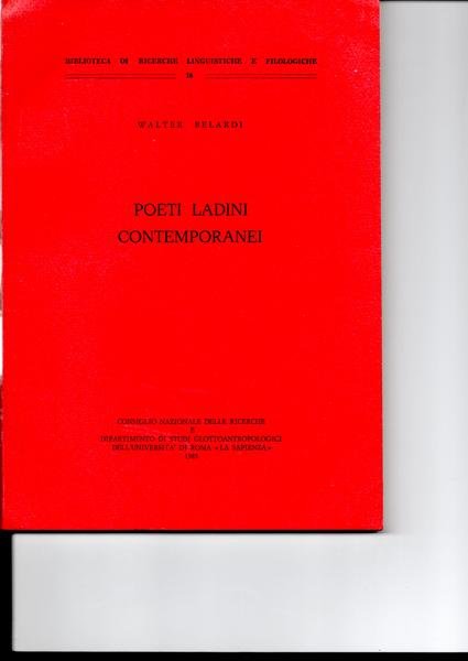 Poeti Ladini Contemporanei
