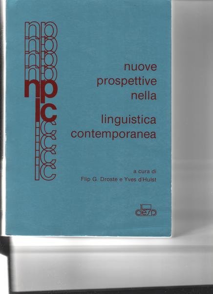 Nuove prospettive nella linguistica contemporanea.