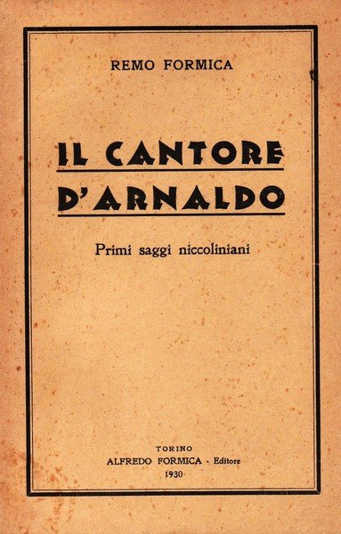 Il cantore d' Arnaldo